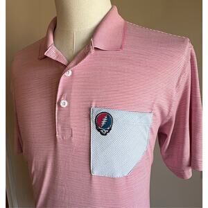 Grateful Dead Steal Your Face Puma Golf Polo (M)